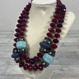 Original Vintage Joan Rivers Private Collection FAVORITE Double-Strand Necklace